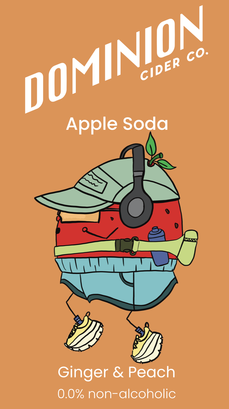 Apple Soda - Ginger & Peach