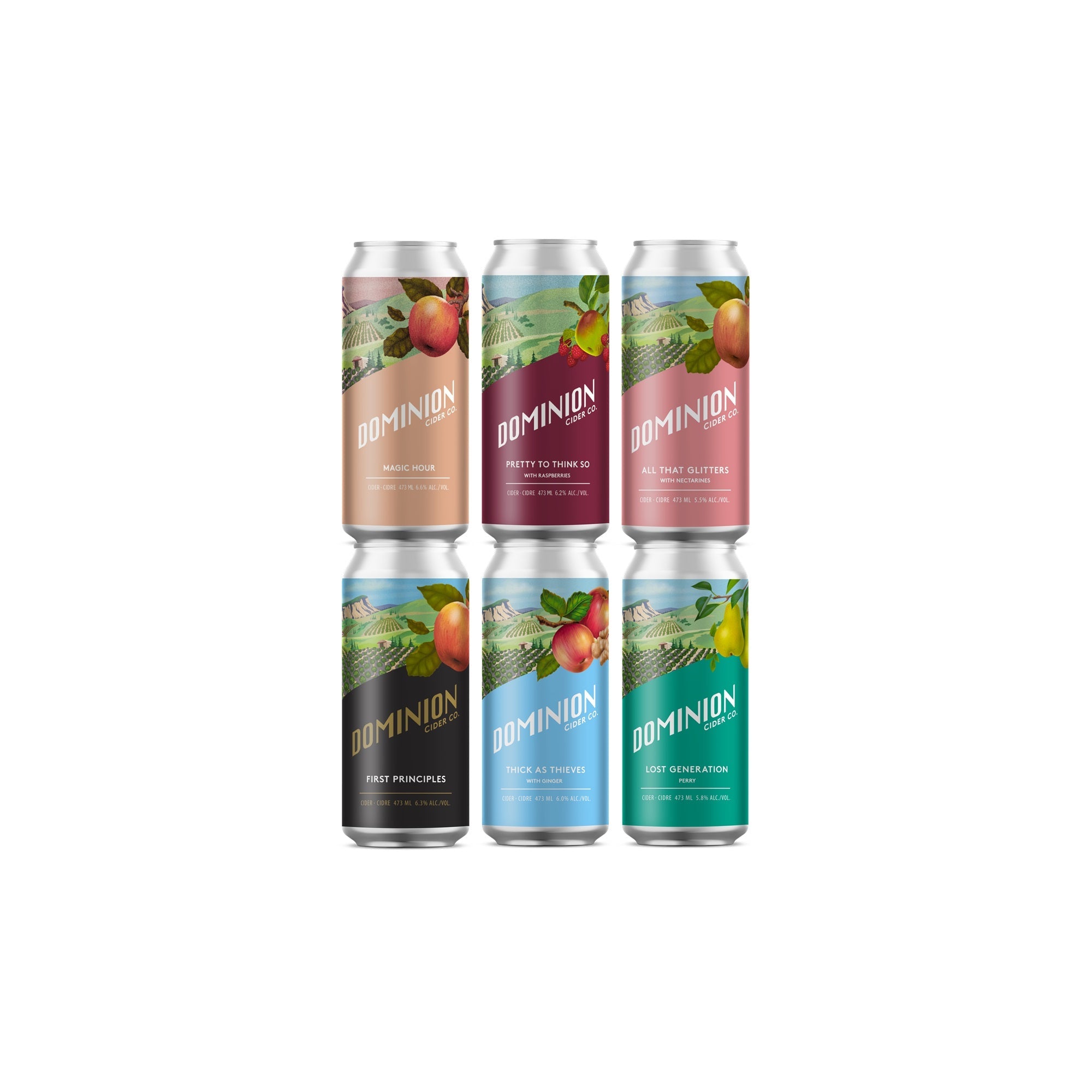 BC craft cider 6 packs from the Okanagan – Dominion Cider Co.